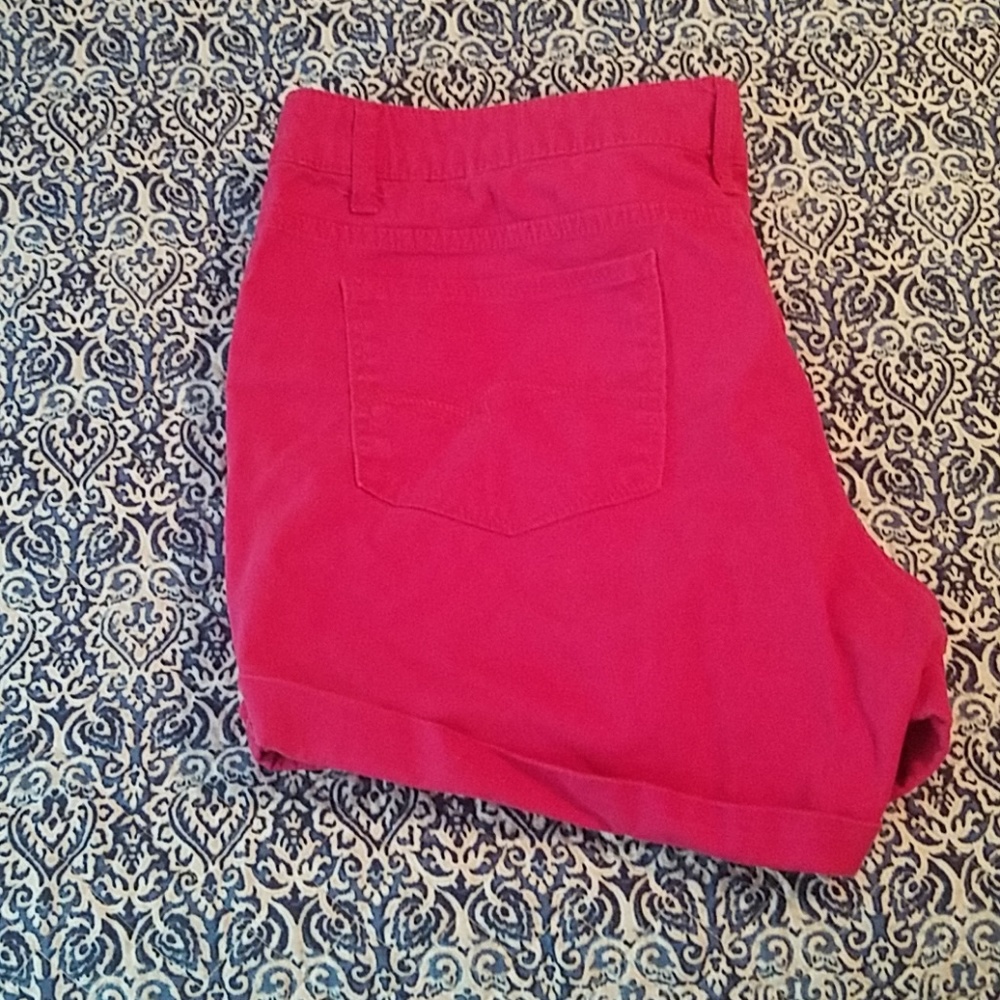 Faded glory hot pink shorts